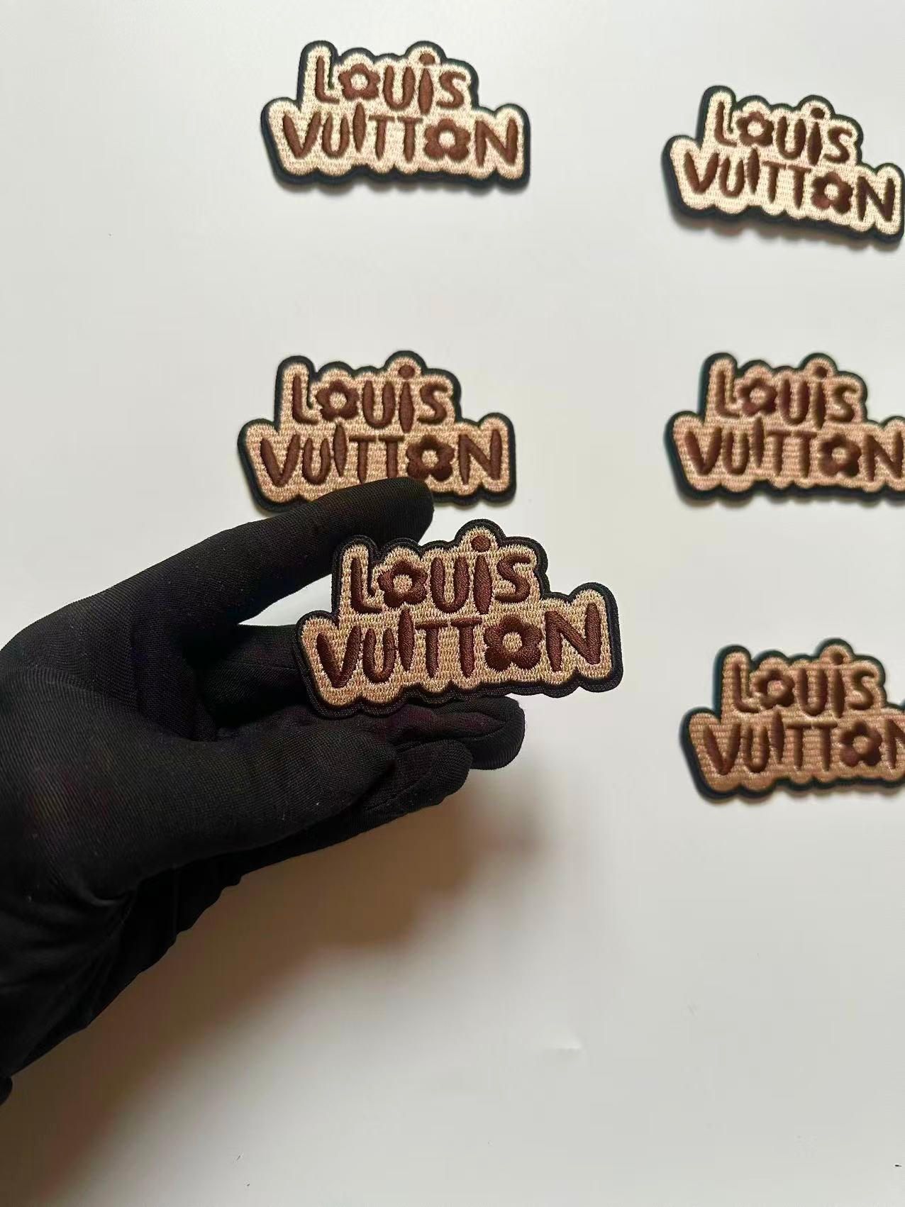 Craft Embroidery Louis Vuitton Jacquard Patches For Customized Apparel