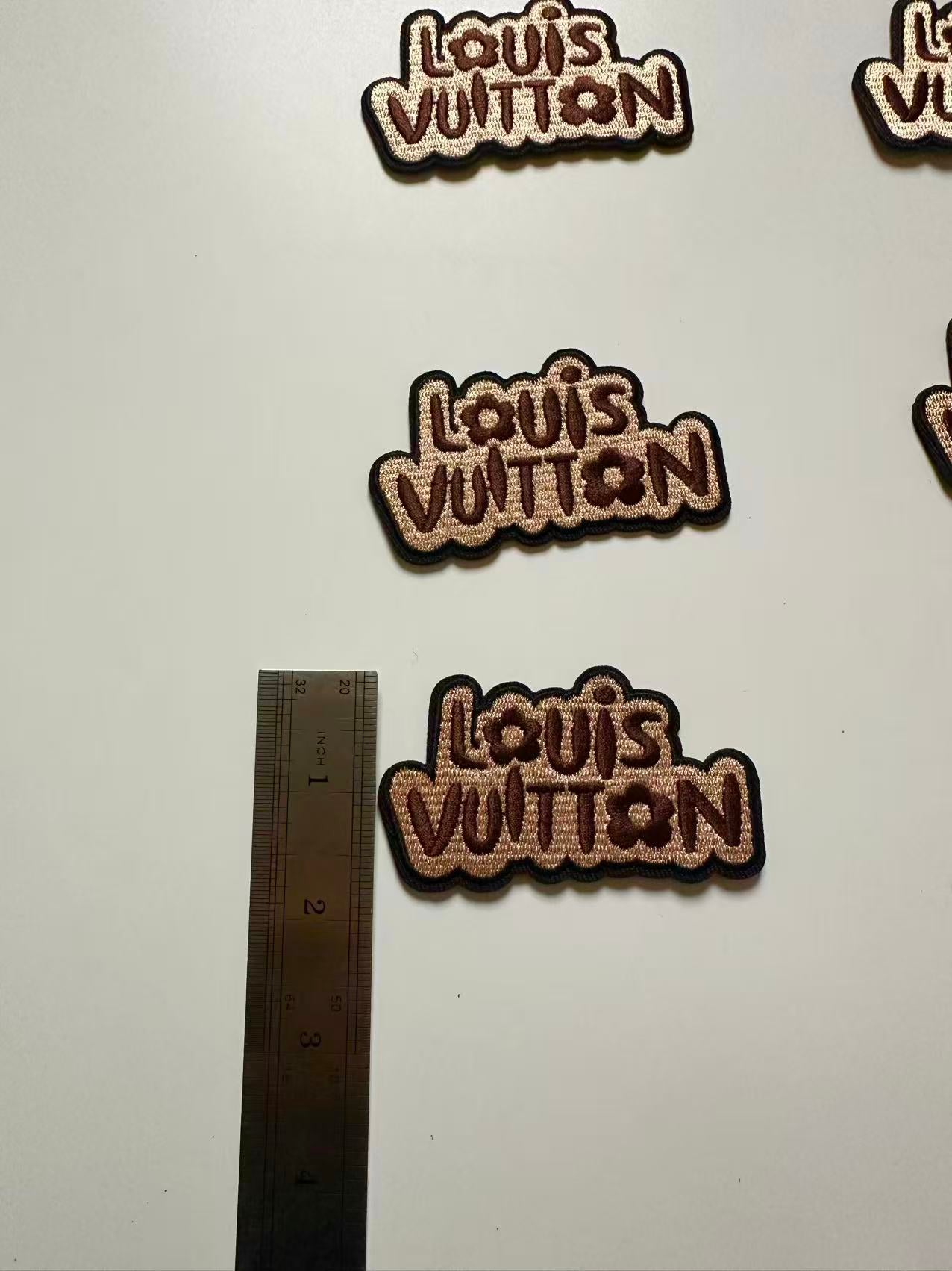 Craft Embroidery Louis Vuitton Jacquard Patches For Customized Apparel