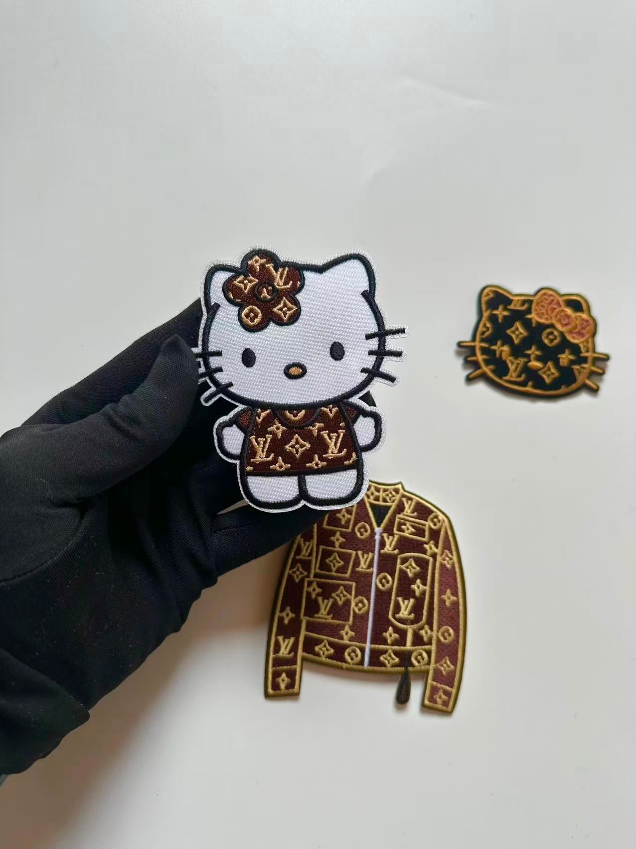 Craft Embroidery LV Jacquard Patches For Customized Apparel