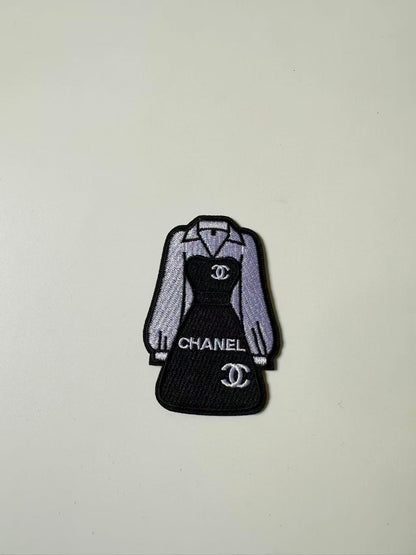 Craft Embroidery Chanel Jacquard Patches For Customized Clothing