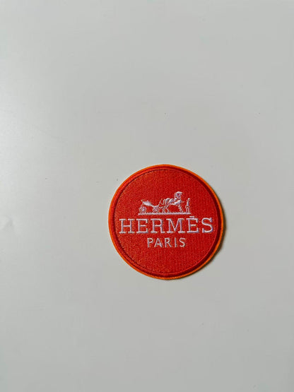 Craft Embroidery Hermes Jacquard Patches For Customized Clothing