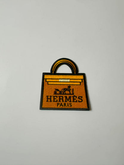 Craft Embroidery Hermes Jacquard Patches For Customized Clothing