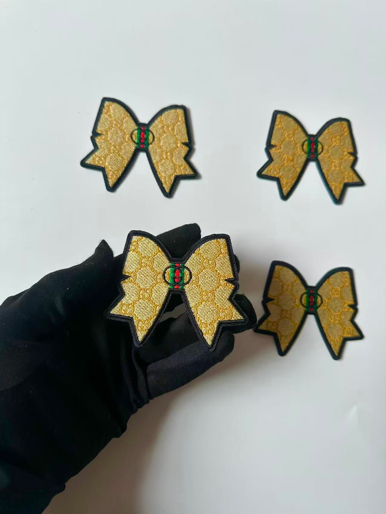 Craft Embroidery Gucci Jacquard Patches For Customized Clothing