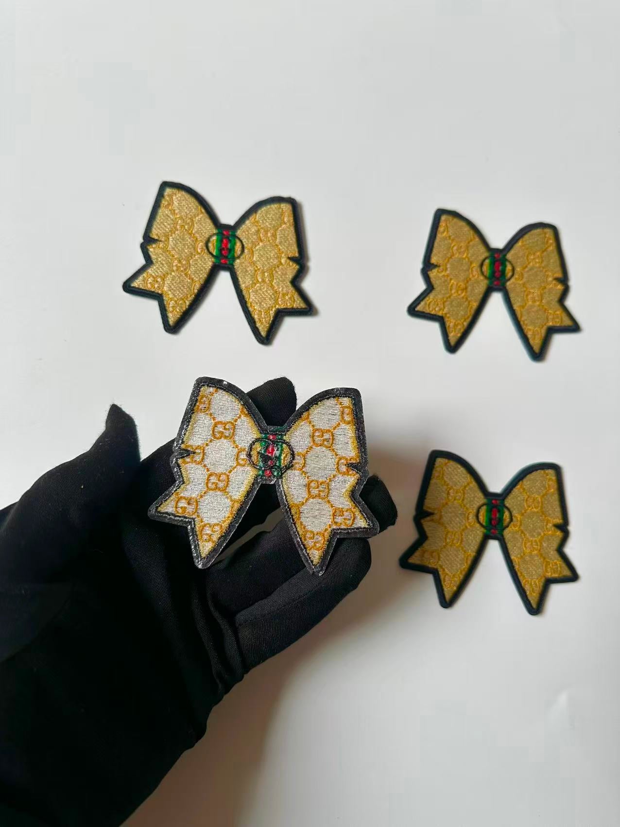 Craft Embroidery Gucci Jacquard Patches For Customized Clothing
