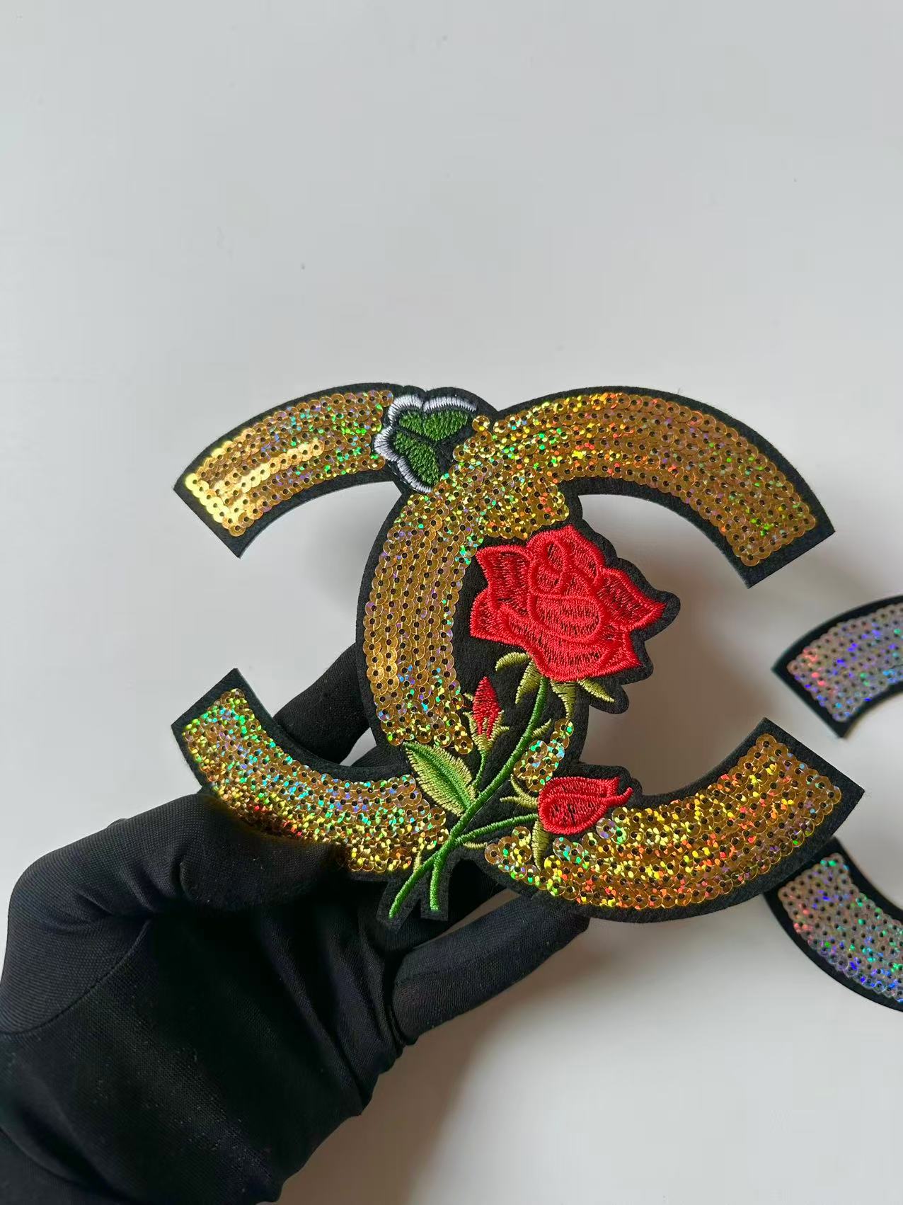 Craft Gucci Embroidery Sequins Patches For Handmade Apparel