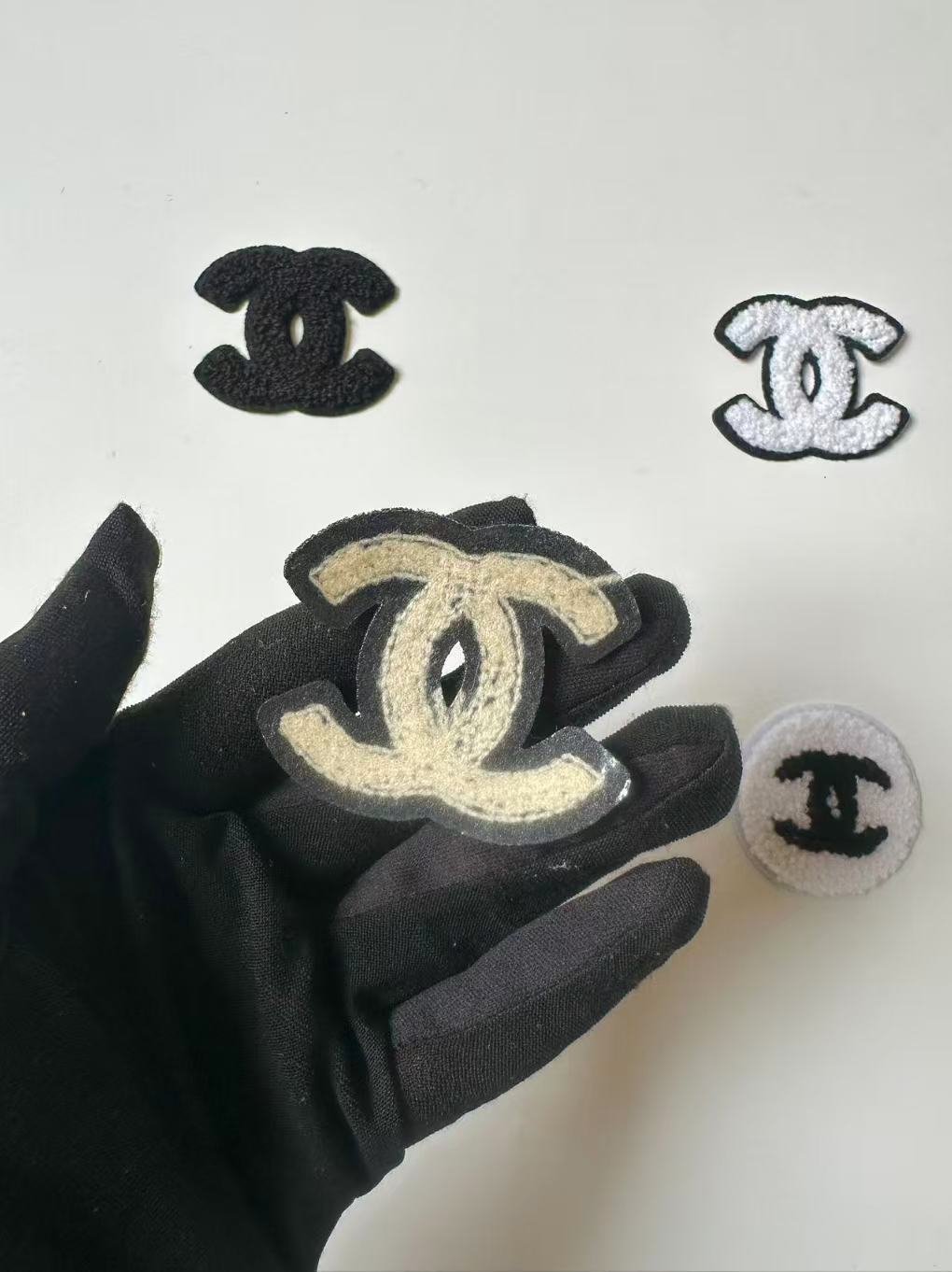Craft Embroidery Chanel Jacquard Patches For Customized Clothes