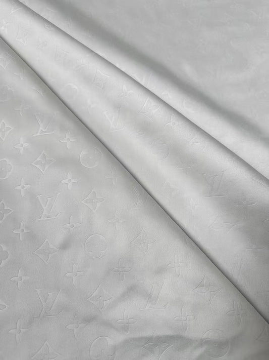 Craft LV Suede Fabric For Handmade Sneaker,Car Upholstery and Apparel By Yard(White)