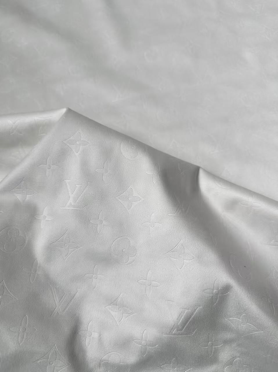 Craft LV Suede Fabric For Handmade Sneaker,Car Upholstery and Apparel By Yard(White)