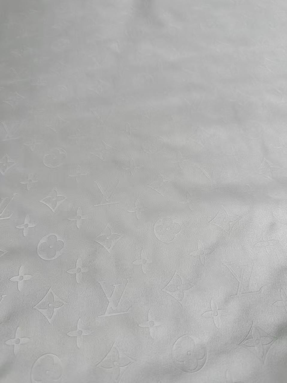 Craft LV Suede Fabric For Handmade Sneaker,Car Upholstery and Apparel By Yard(White)