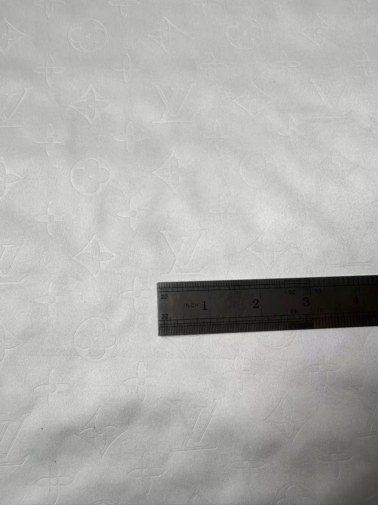 Craft LV Suede Fabric For Handmade Sneaker,Car Upholstery and Apparel By Yard(White)