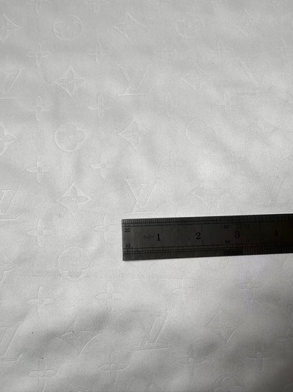 Craft LV Suede Fabric For Handmade Sneaker,Car Upholstery and Apparel By Yard(White)