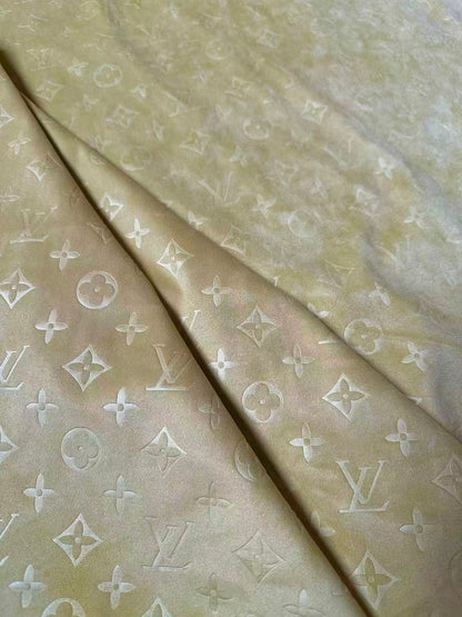 Craft LV Suede Fabric For Handmade Sneaker,Car Upholstery and Apparel By Yard(Tan)
