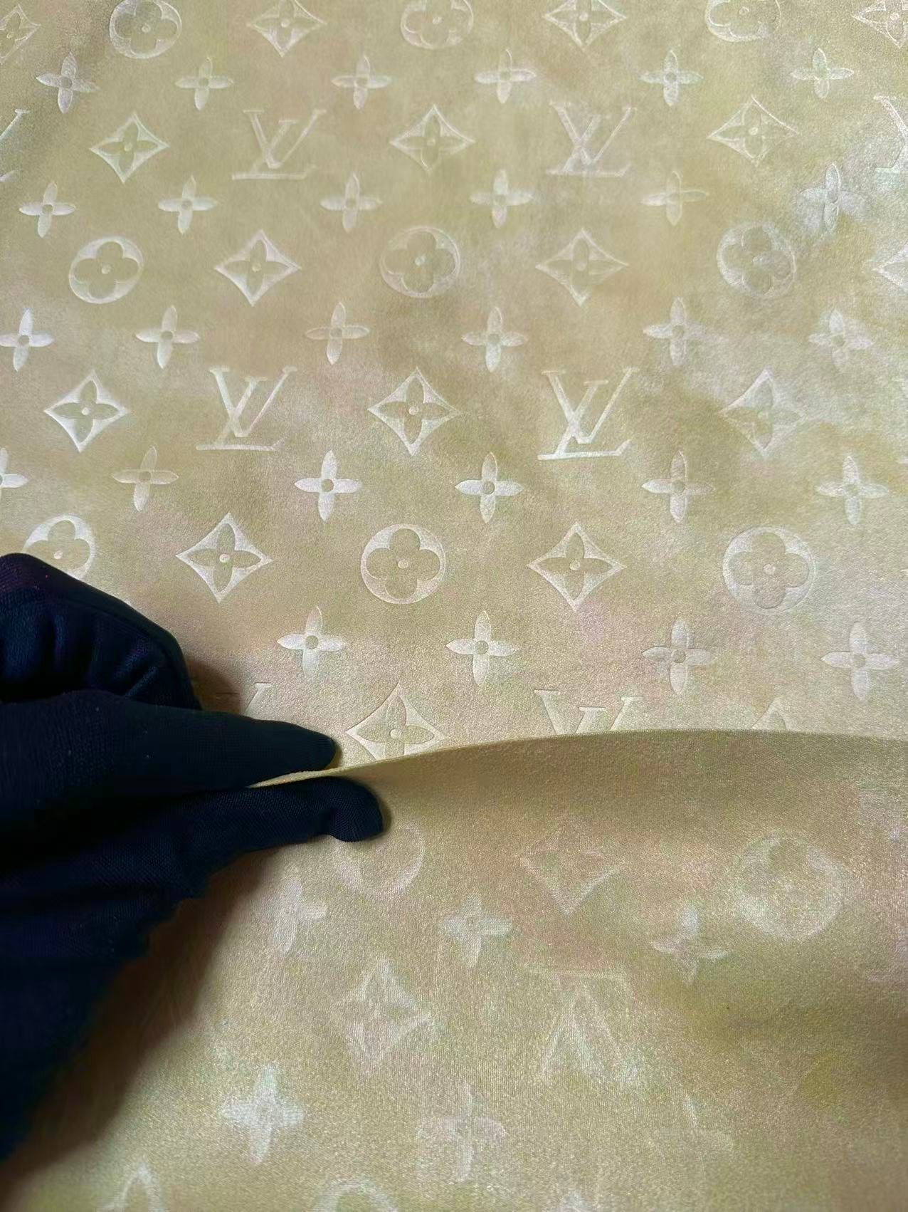 Craft LV Suede Fabric For Handmade Sneaker,Car Upholstery and Apparel By Yard(Tan)