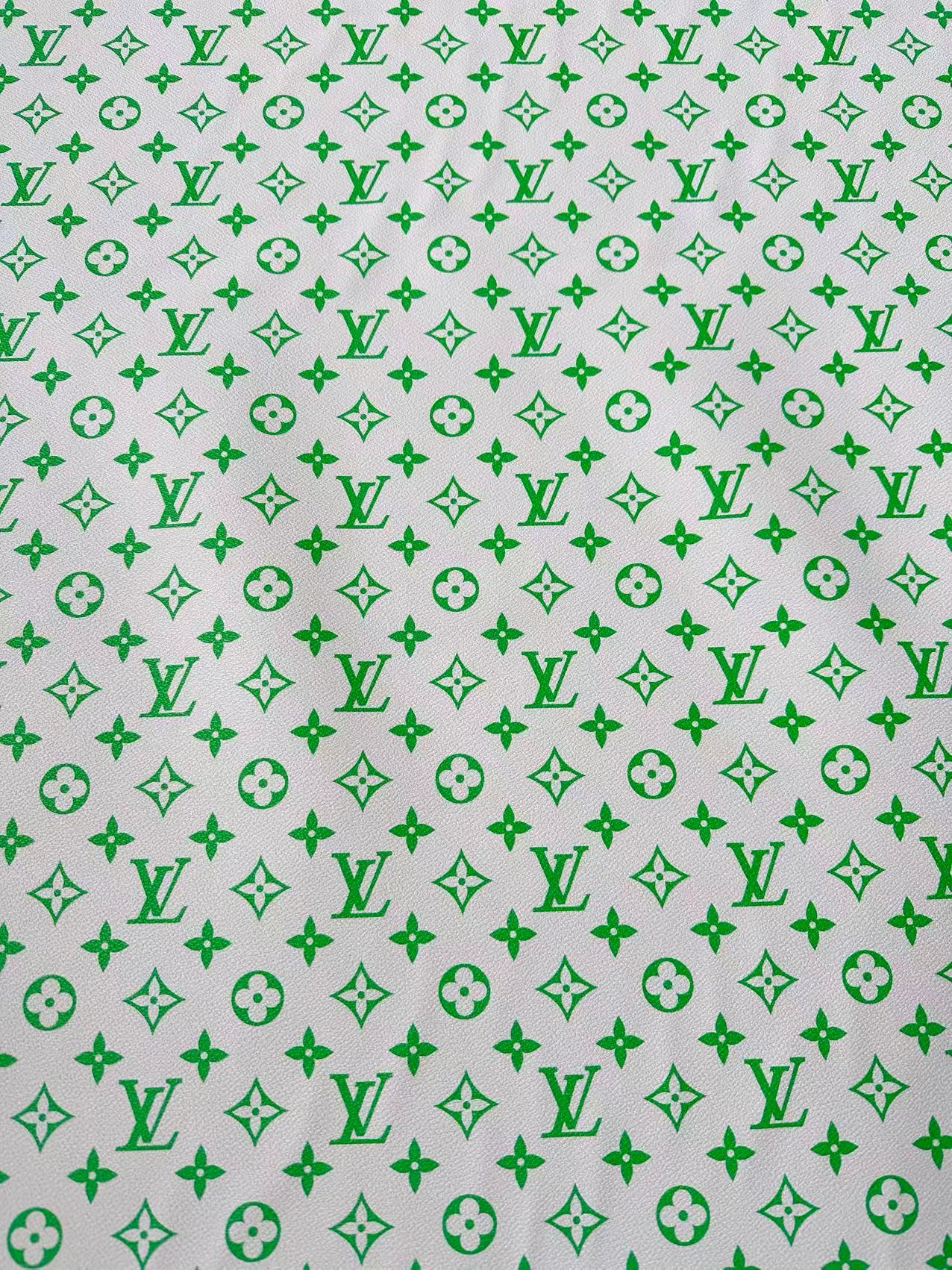 Fashion Green With White Leather Fabric For Handmade Sneaker,Car Upholstery Goods