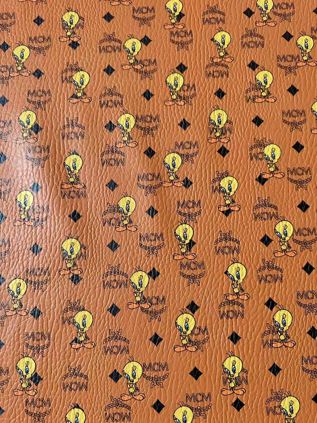 Craft Brid Leather Fabric For Handmade Sneaker,Car ,Clothing Goods By Yard