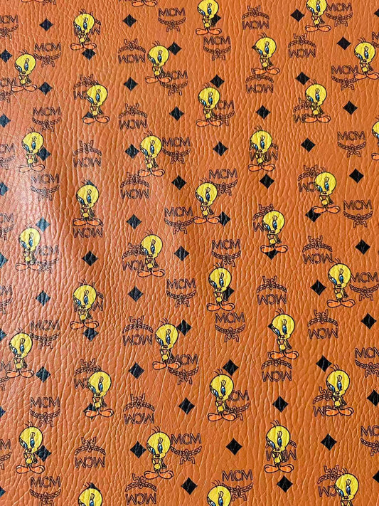 Craft Brid Leather Fabric For Handmade Sneaker,Car ,Clothing Goods By Yard