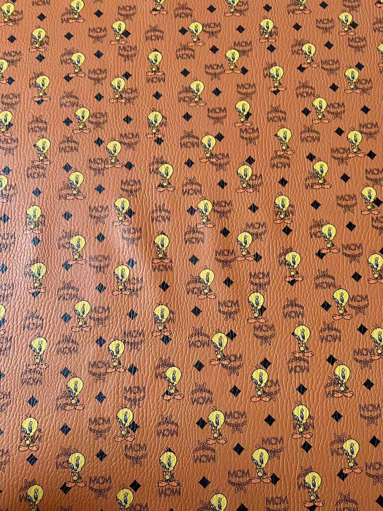 Craft Brid Leather Fabric For Handmade Sneaker,Car ,Clothing Goods By Yard