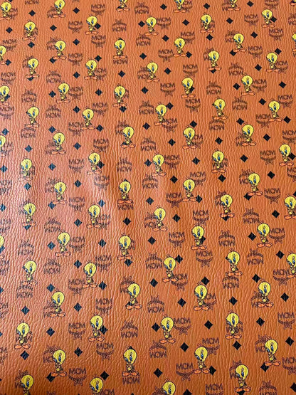 Craft Brid Leather Fabric For Handmade Sneaker,Car ,Clothing Goods By Yard