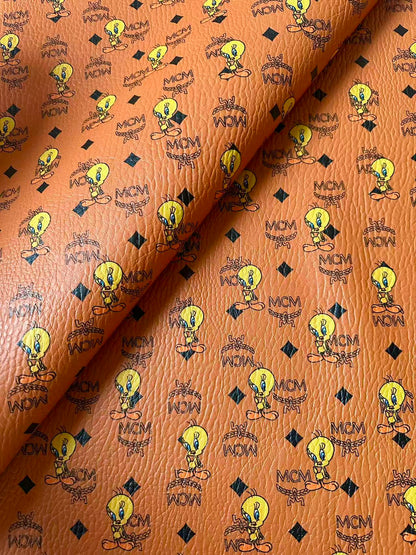 Craft Brid Leather Fabric For Handmade Sneaker,Car ,Clothing Goods By Yard