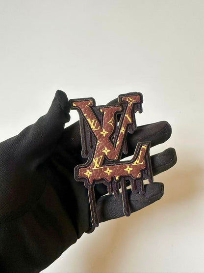 Craft Embroidery LV LOVE Jacquard Patches For Customized Apparel