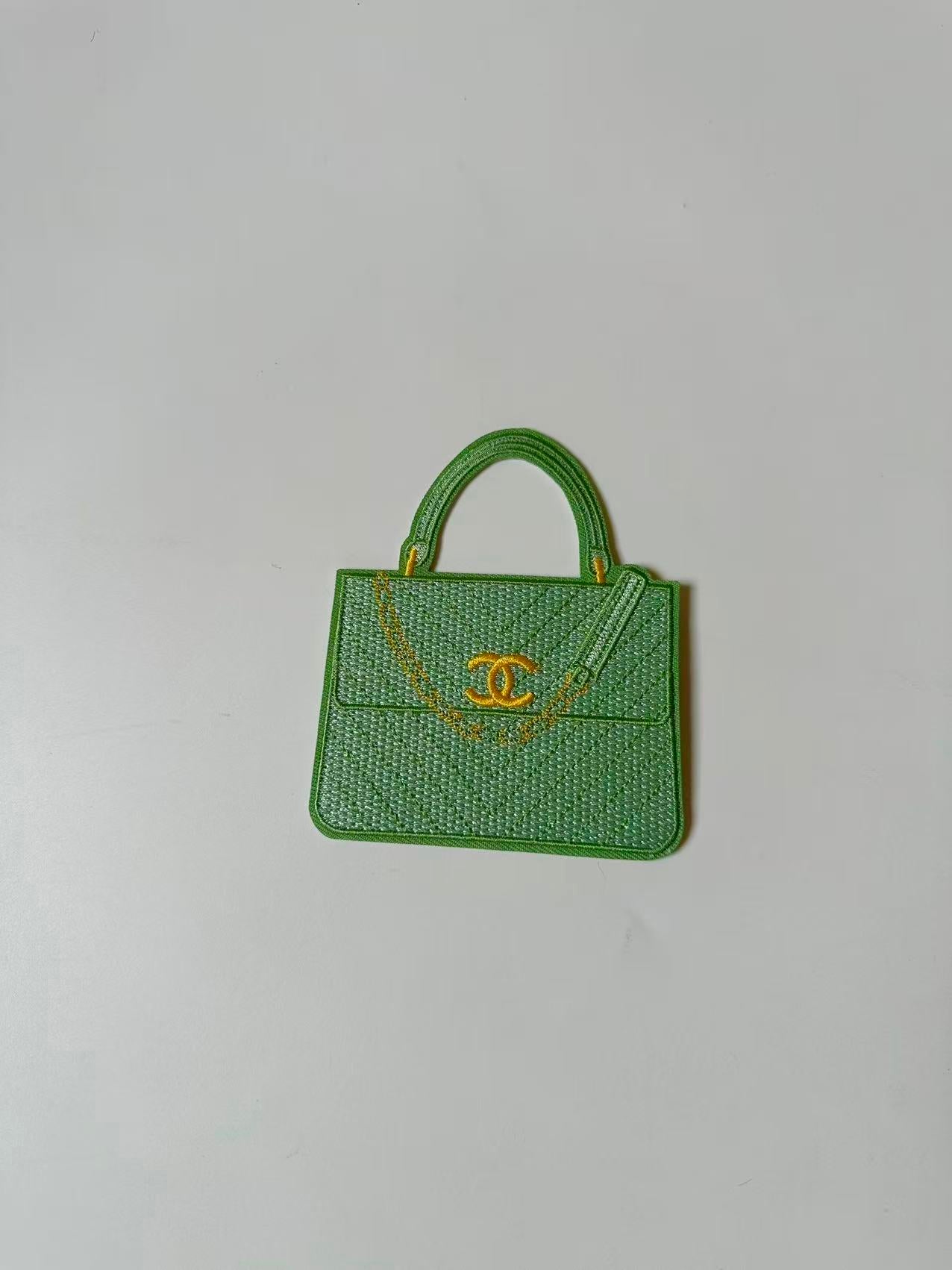 Craft Embroidery Chanel Jacquard Patches For Customized Apparel