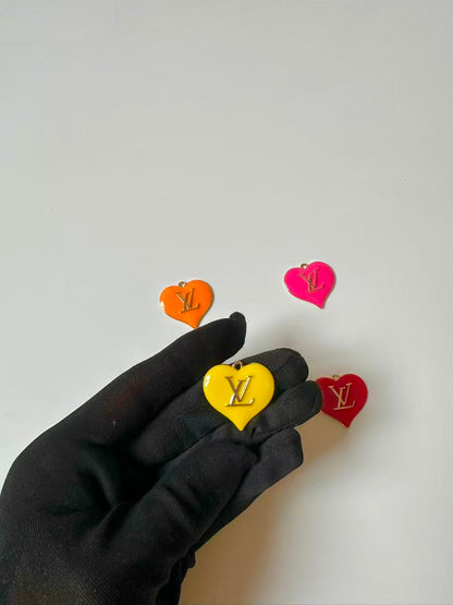 Craft 30MM LOVE LV Metal Pendant Accessory For Handmade DIY Goods