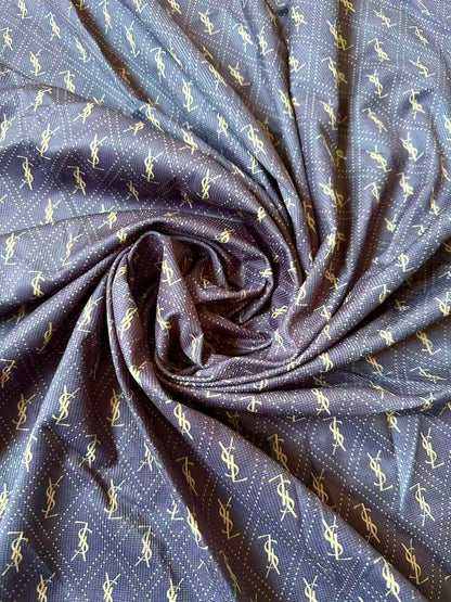 Fashion YSL Cloth Fabric For Handmade Clothing, Apparel Goods By Yard