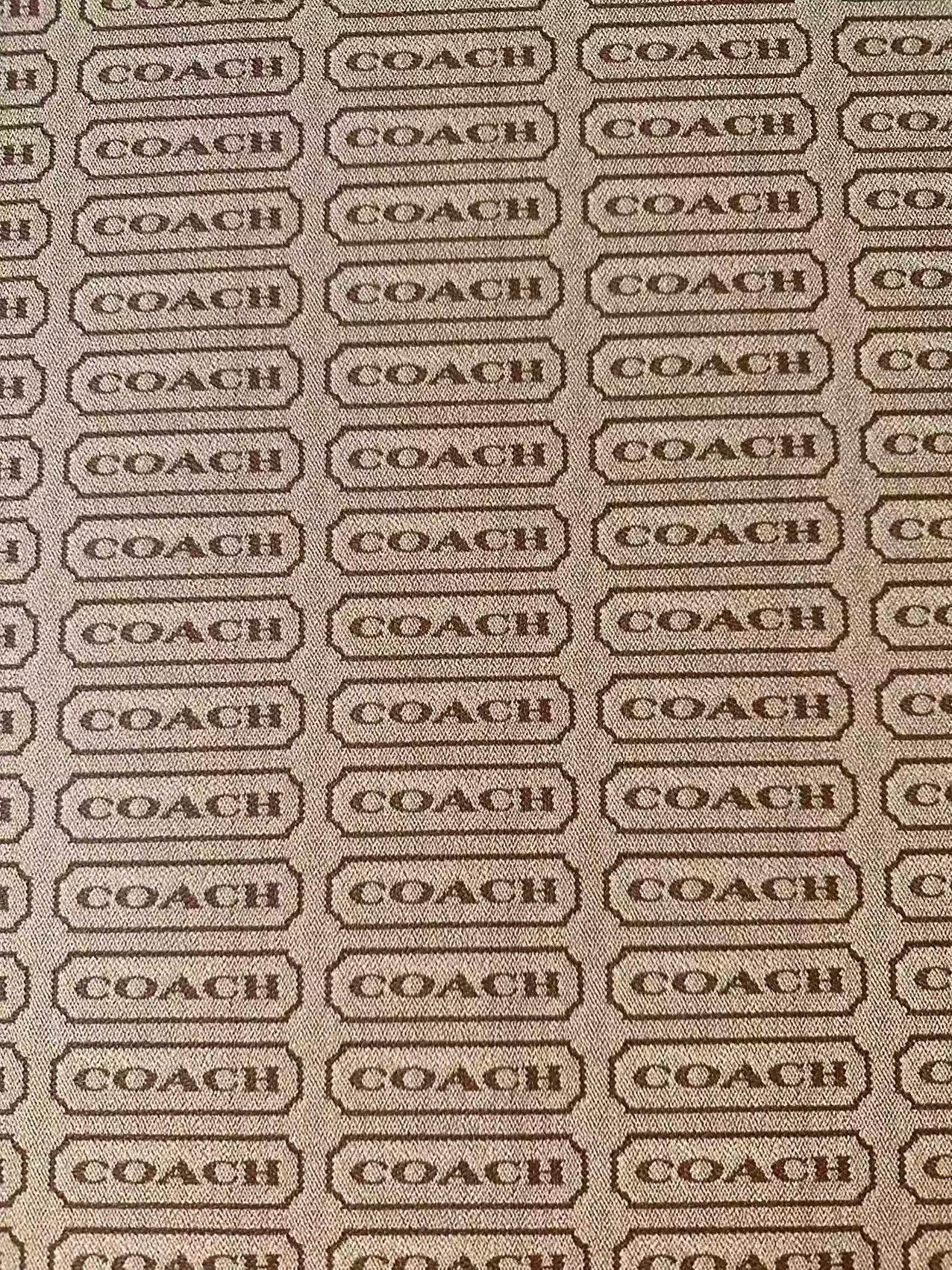 Classic Coach Leather Fabric For Handmade Handicraft By Yards
