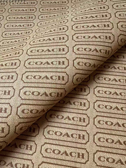 Classic Coach Leather Fabric For Handmade Handicraft By Yards