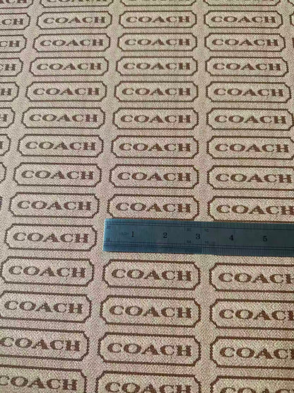 Classic Coach Leather Fabric For Handmade Handicraft By Yards