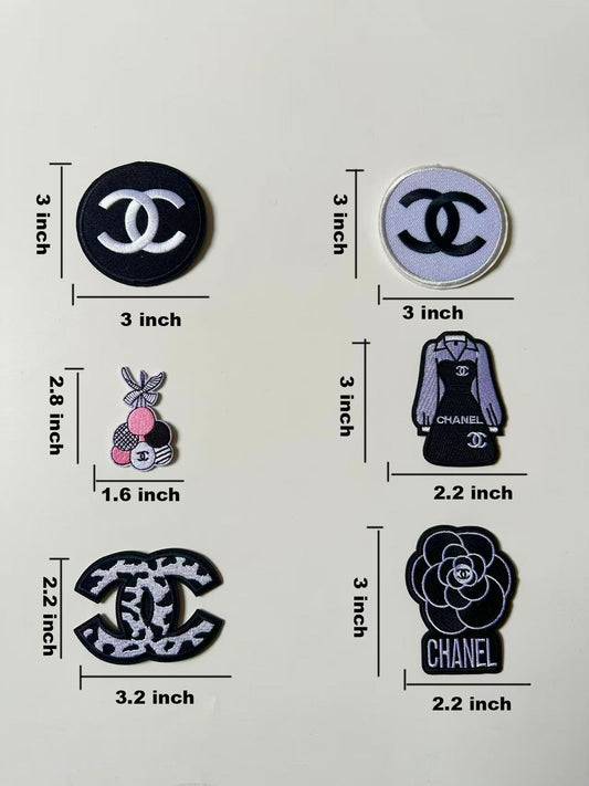 Craft Embroidery Chanel Jacquard Patches For Customized Clothing