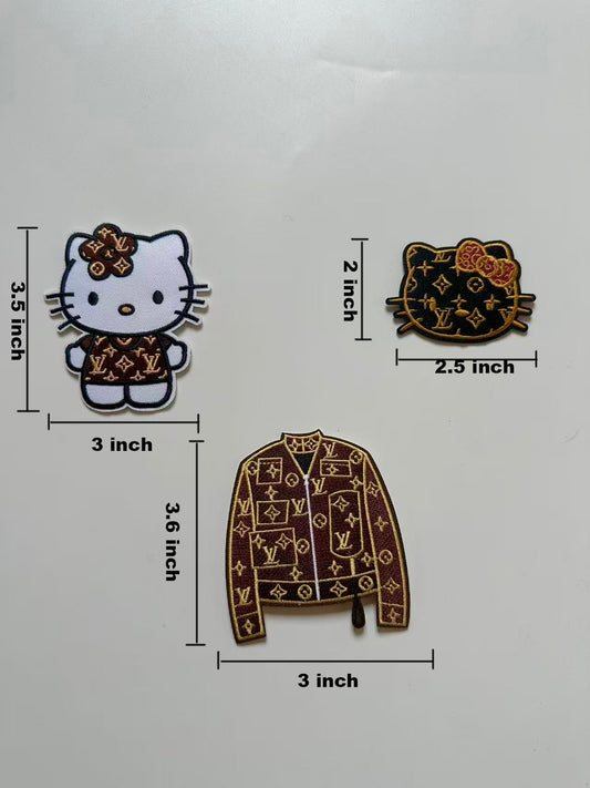 Craft Embroidery LV Jacquard Patches For Customized Apparel