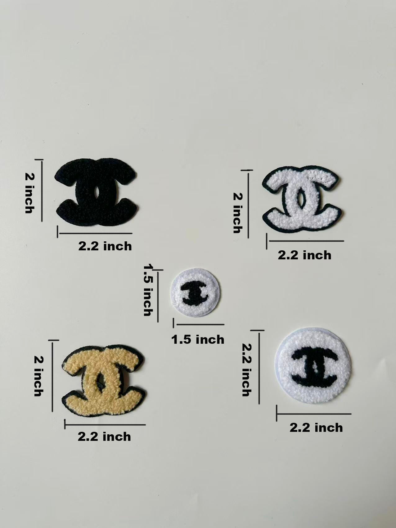Craft Embroidery Chanel Jacquard Patches For Customized Clothes