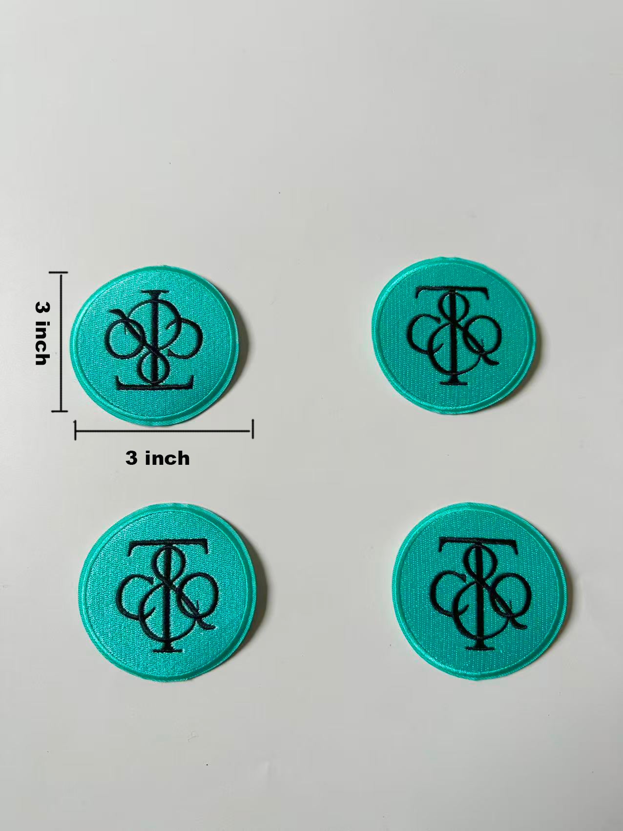 Craft Embroidery Tiffany Jacquard Patches For Customized Clothing