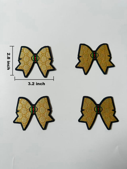 Craft Embroidery Gucci Jacquard Patches For Customized Clothing
