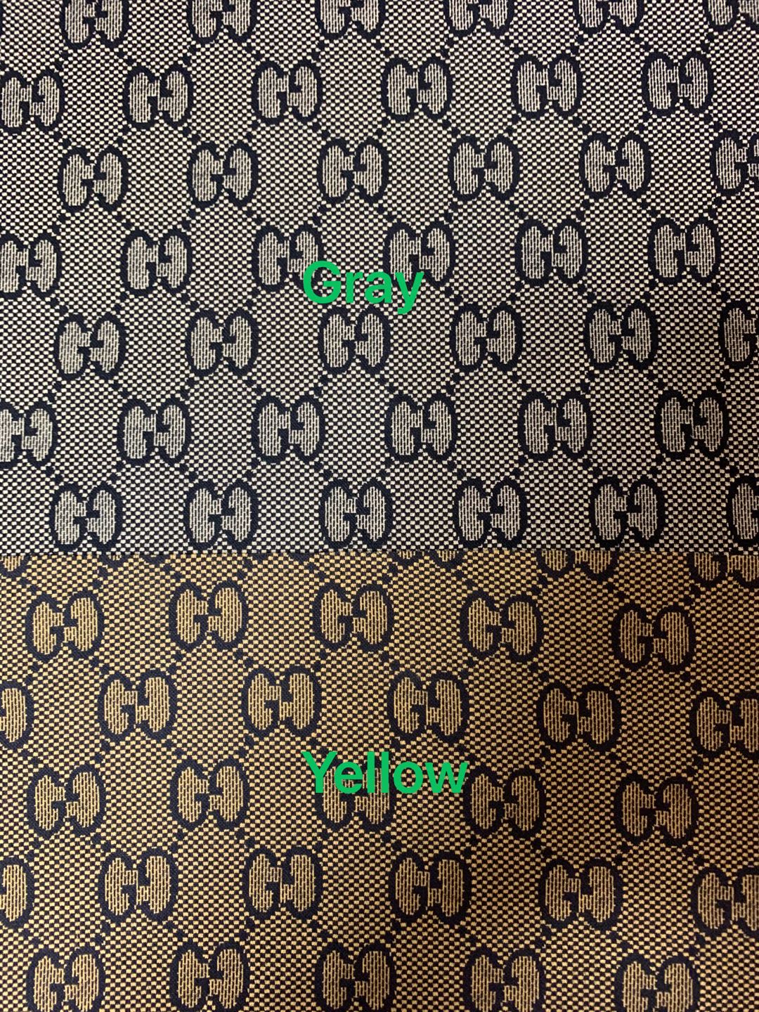 Classic Gucci Knitting Jacquard Cloth Fabric ,Pants Knitted Fabric , Fabric ,Elastic Fabric,Woman's Dress Fabric(Gray)