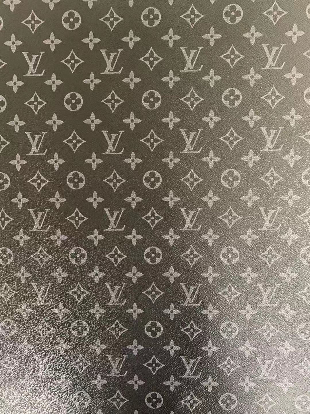 Classic LV vinyl crafting leather fabric For Handmade Shoes,Furniture ...