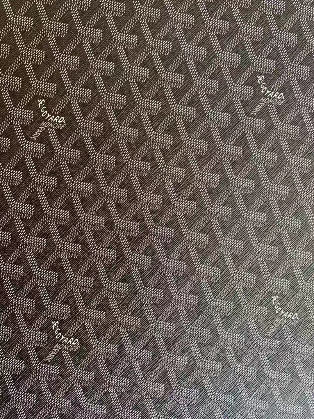 Classic  Leather Fabric , Handmade Shoes Leather, Hand-made Bags Fabric,Handicraft Leather Fabric By Yard (Black)