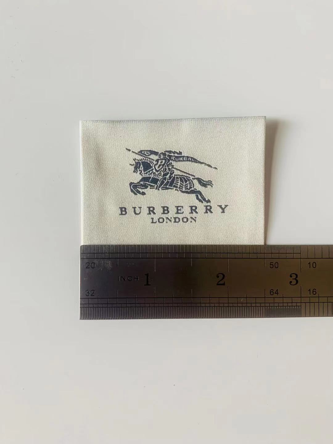 Classic Burberry Label For Handmade Goods