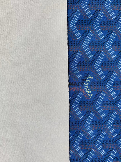 Printing Fabric Clothes Fabric Mask Fabric Shoes Fabric Elastic fabric For Handmade Goods By Yard (Blue)