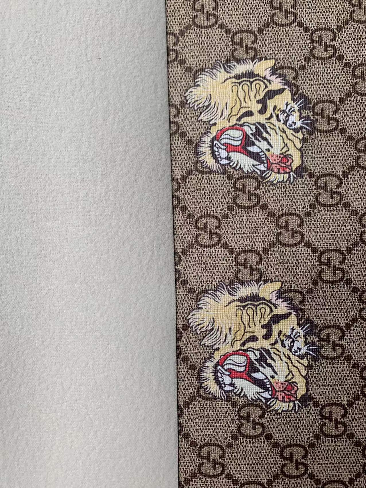 Fashion Gucci A Tiger Leather Case Fabric ,Handmade Bag Fabric,Hand-made Shoes Fabric  By Yards